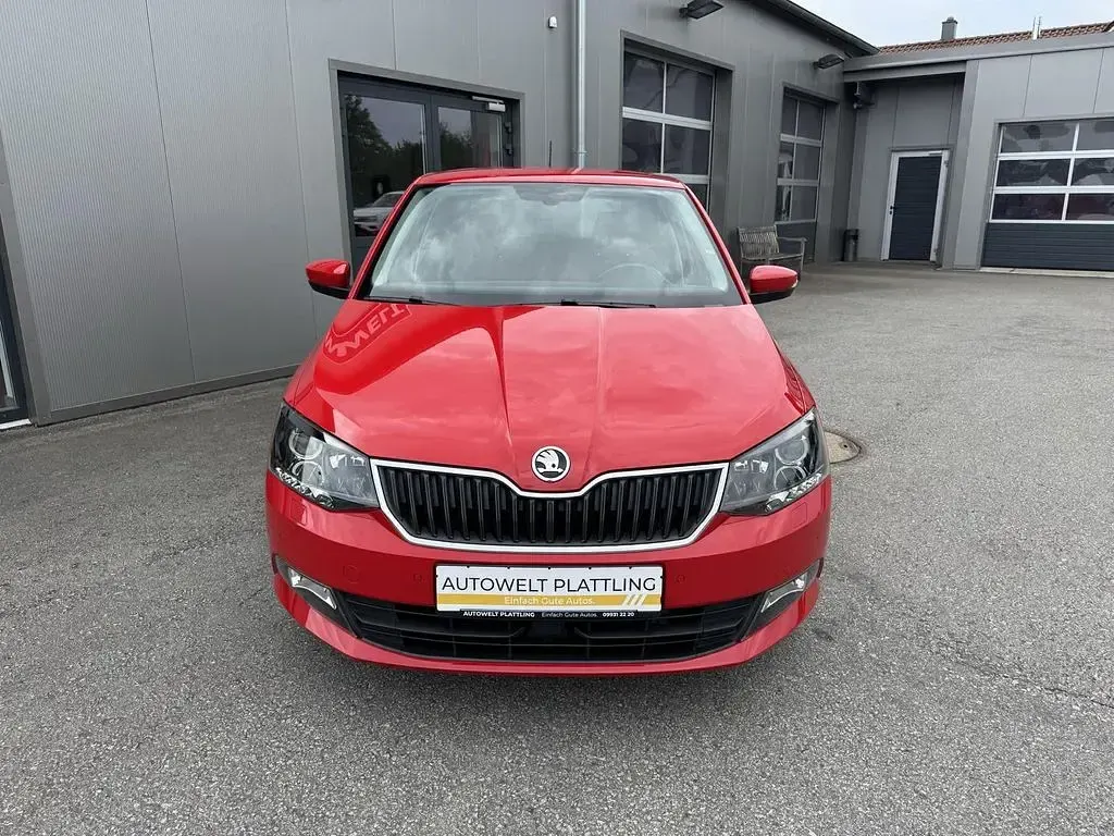 Gebraucht Skoda Fabia Clever 60 PS (44 kW) 2018 Rot Limousine