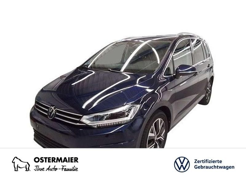 Atlantik blue Gebraucht 2024 VW Touran Highline Van / Kleinbus | 35.880 € (Fairer Preis) - Bild 1/4