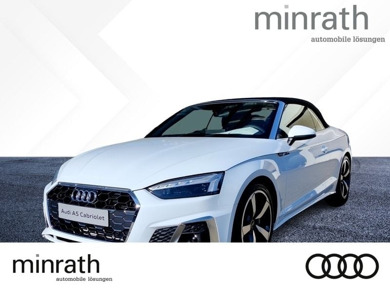 Weiß Gebraucht 2025 Audi A5 Cabriolet S-Line Cabrio | 58.780 € (Fairer Preis) - Bild 1/4