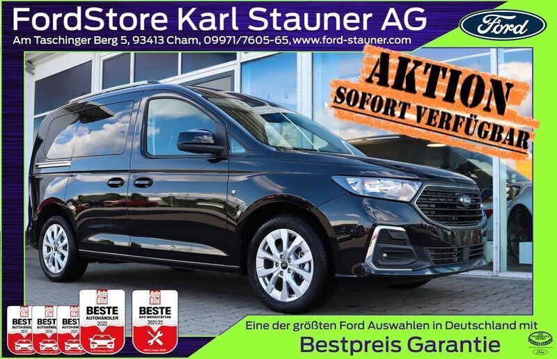 Black metallic Neu 2025 Ford Tourneo Connect Titanium Van / Kleinbus | 31.280 € (Superpreis) - Bild 1/4