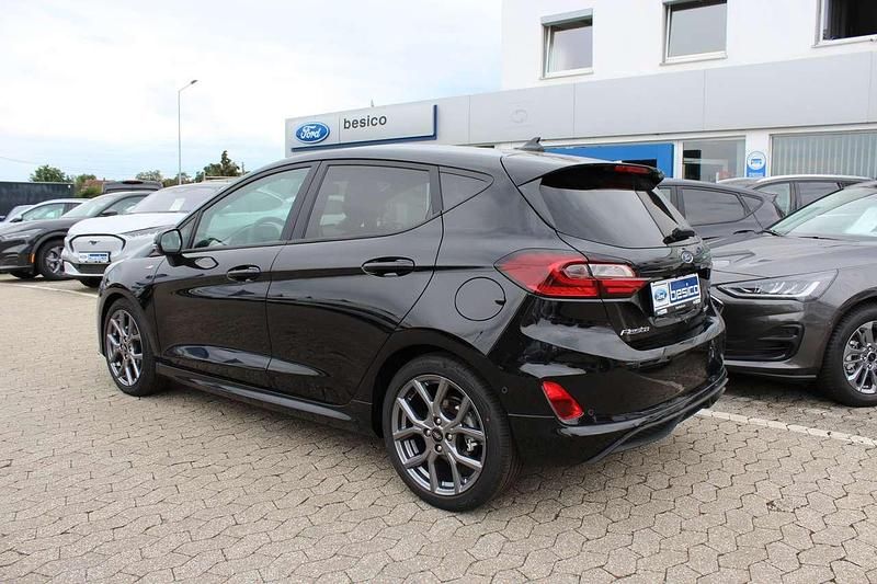 Gebraucht Ford Fiesta ST-Line X 125 PS (91 kW) 2023 Obsidianschwarz metallic Kleinwagen