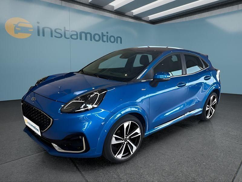 Blau Gebraucht 2021 Ford Puma Gen-E SUV | 21.599 € (Teuer) - Bild 1/4