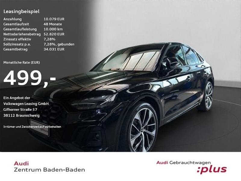 Mythosschwarz metallic Gebraucht 2022 Audi SQ5 Sportback Ambiente SUV | 52.820 € (Fairer Preis) - Bild 1/4