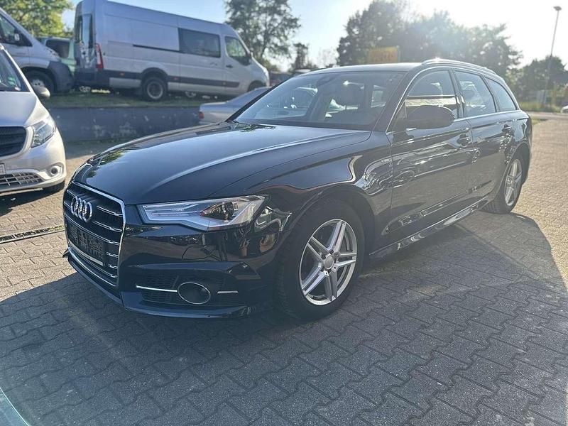 Mondscheinblau metallic Gebraucht 2016 Audi A6 S-Line Kombi | 17.999 € (Superpreis) - Bild 1/4