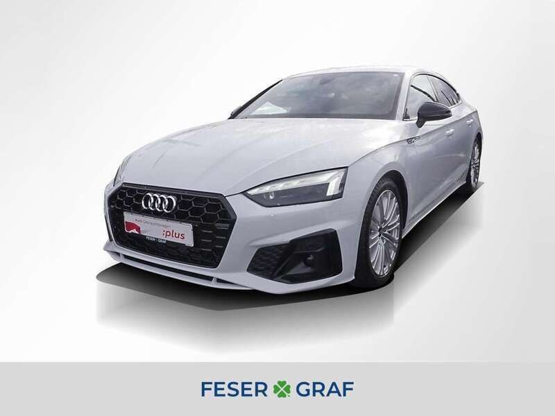 Gletscherweiß metallic Gebraucht 2024 Audi A5 Sportback S-Line Limousine | 39.840 € (Superpreis) - Bild 1/3
