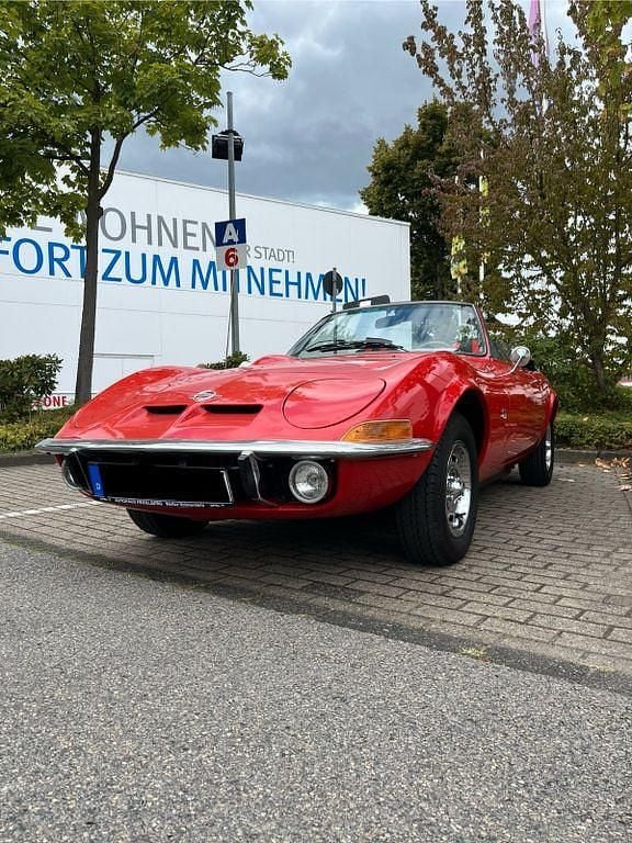 Rot Gebraucht 1970 Opel GT Cabrio | 23.990 € - Bild 1/4