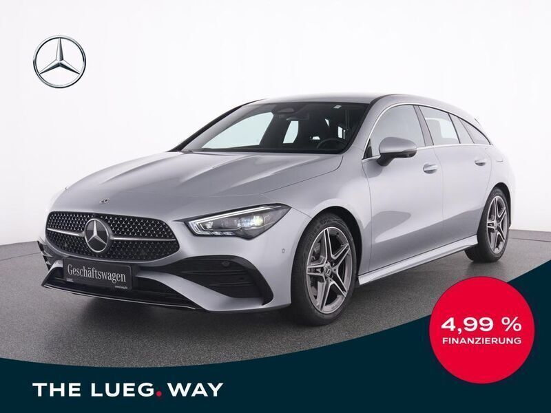 Silber Gebraucht 2024 Mercedes CLA180 Shooting Brake AMG Kombi | 34.850 € (Teuer) - Bild 1/4