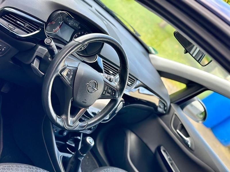 Blau Gebraucht 2015 Opel Corsa Edition Kleinwagen | 6.400 € (Fairer Preis) - Bild 1/4