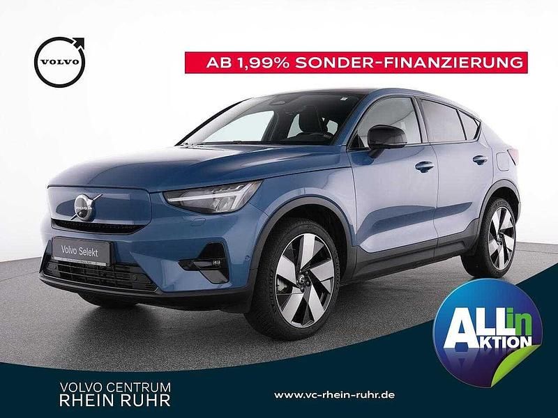 Blau fjord blue / metallic Gebraucht 2022 Volvo EC40 Ultimate SUV | 34.750 € (Superpreis) - Bild 1/2