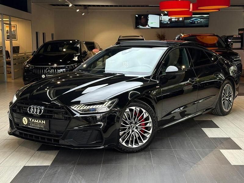 Schwarz Gebraucht 2021 Audi A7 S-Line Kleinwagen | 47.850 € (Fairer Preis) - Bild 1/4