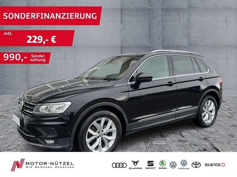 Gebraucht VW Tiguan Highline 150 PS (110 kW) 2019 Schwarz SUV