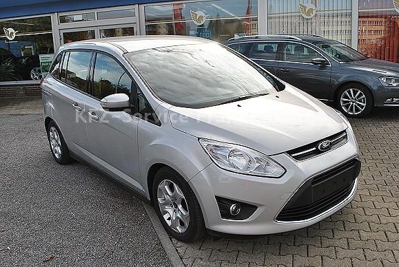 Gebraucht Ford Grand C-Max 116 PS (85 kW) 2012 Silber metallic Van / Kleinbus
