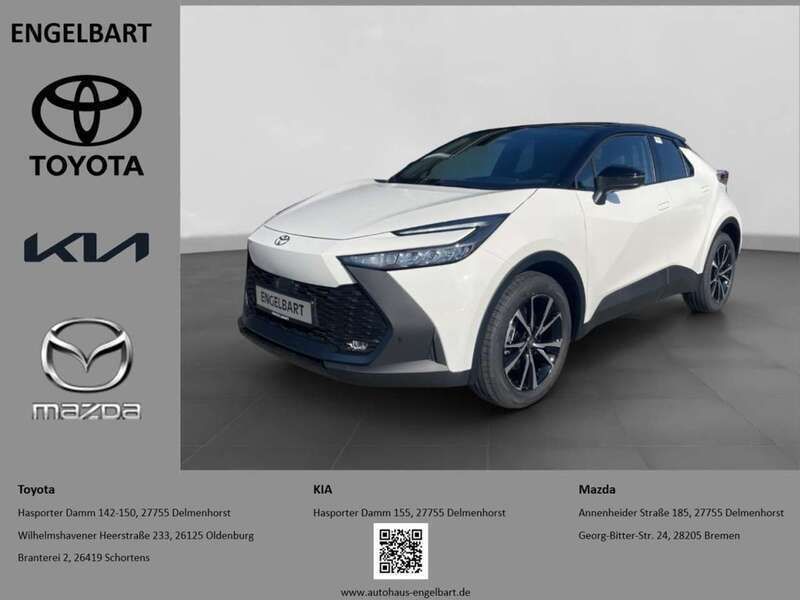 Weiß (schneeweiß) Neu 2025 Toyota C-HR SUV | 36.500 € (Superpreis) - Bild 1/4