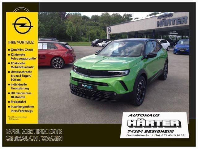 Grün matchagrün metallic Gebraucht 2022 Opel Mokka GS Line SUV | 18.990 € (Fairer Preis) - Bild 1/4