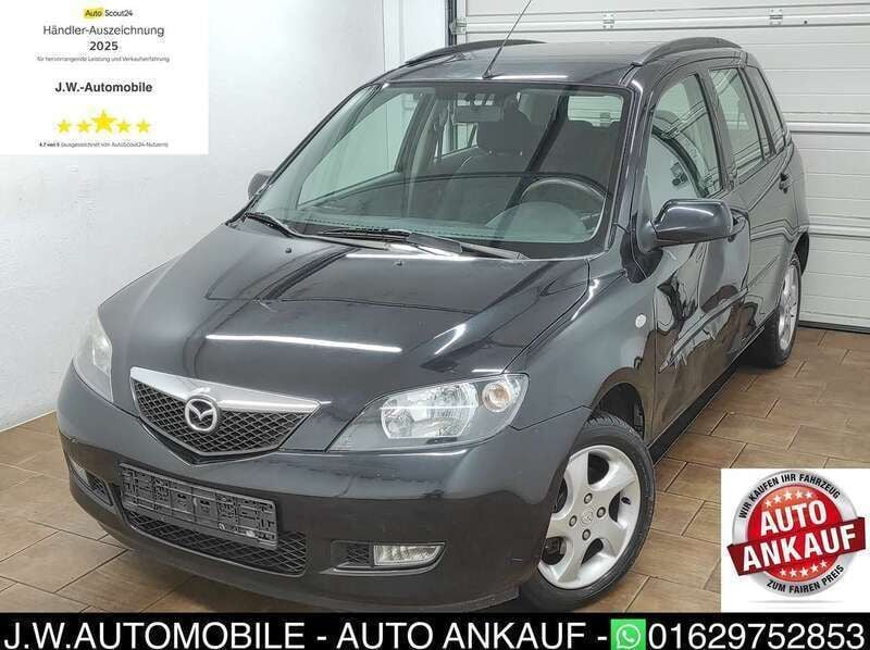 Panther black Gebraucht 2003 Mazda 2 Exclusive Van / Kleinbus | 499 € (Superpreis) - Bild 1/4