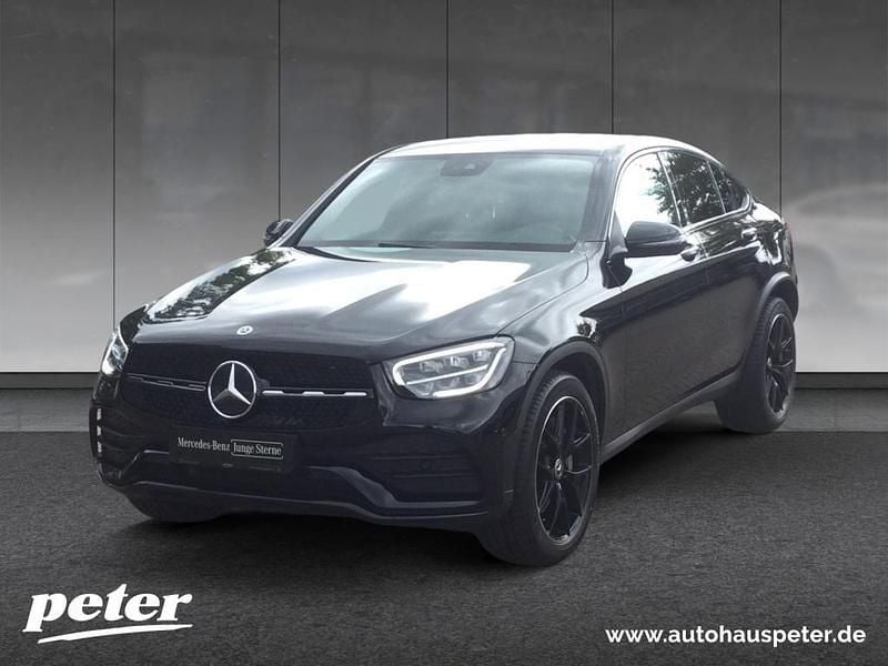 Unilack schwarz Gebraucht 2022 Mercedes GLC300 AMG line Plus Coupé | 39.890 € (Superpreis) - Bild 1/4