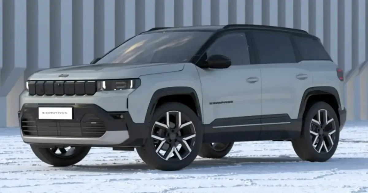 Neu Jeep Compass 156 kW (213 PS) 2026 Antarctica weiß metallic / dach: SUV