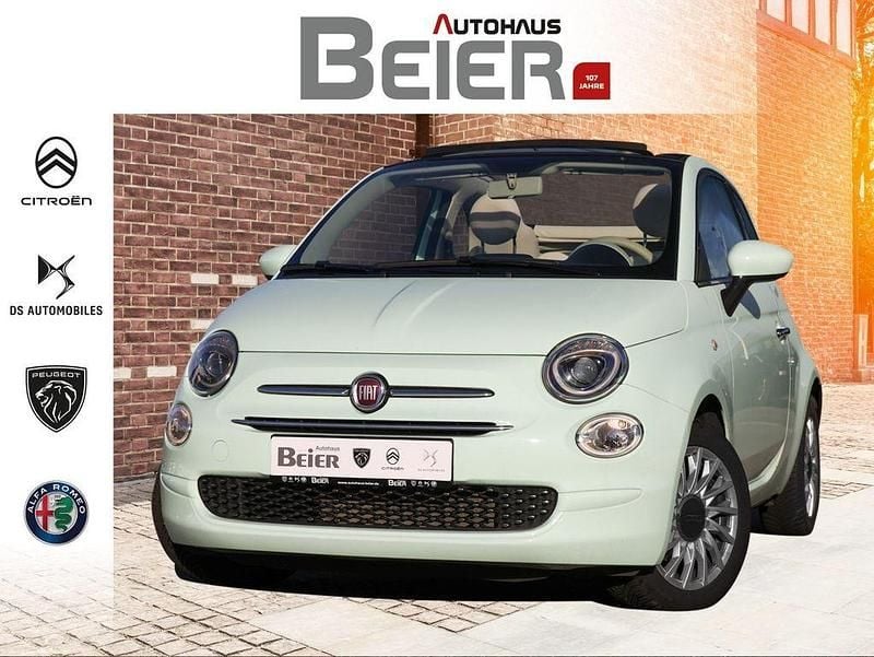 Grün Gebraucht 2020 Fiat 500C Lounge Cabrio | 11.380 € (Fairer Preis) - Bild 1/4
