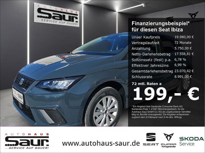Blau Neu 2025 Seat Ibiza Style Limousine | 19.980 € (Fairer Preis) - Bild 1/4