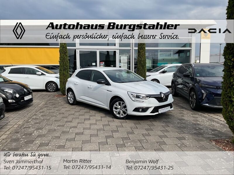 Weiß Gebraucht 2020 Renault Mégane IV LIMITED Deluxe Limousine | 11.490 € (Fairer Preis) - Bild 1/4