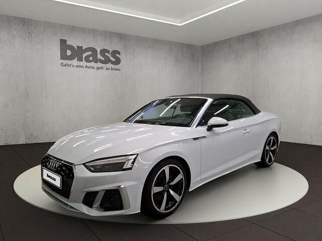 Gebraucht Audi A5 Cabriolet S-Line 150 PS (110 kW) 2024 Gletscherweiß metallic/verdeck schwarz Cabrio