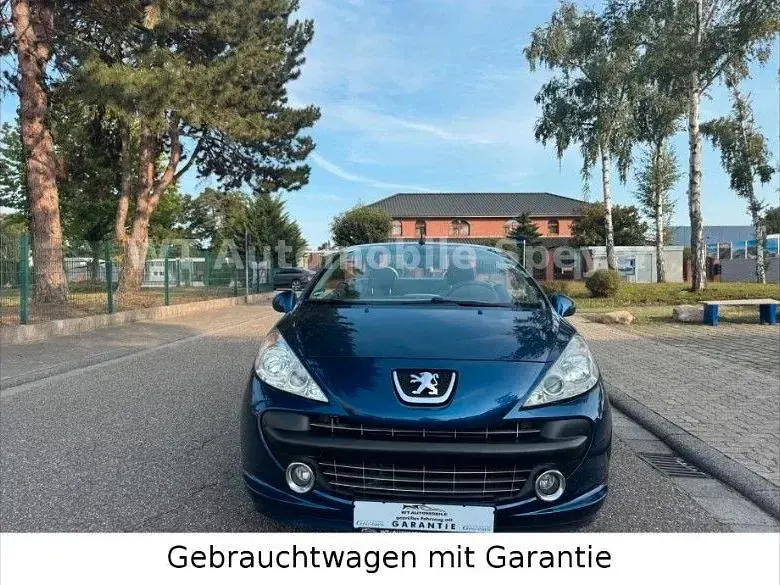 Gebraucht Peugeot 207 CC Sport 109 PS (80 kW) 2008 Lack blau montebello/metallic Cabrio
