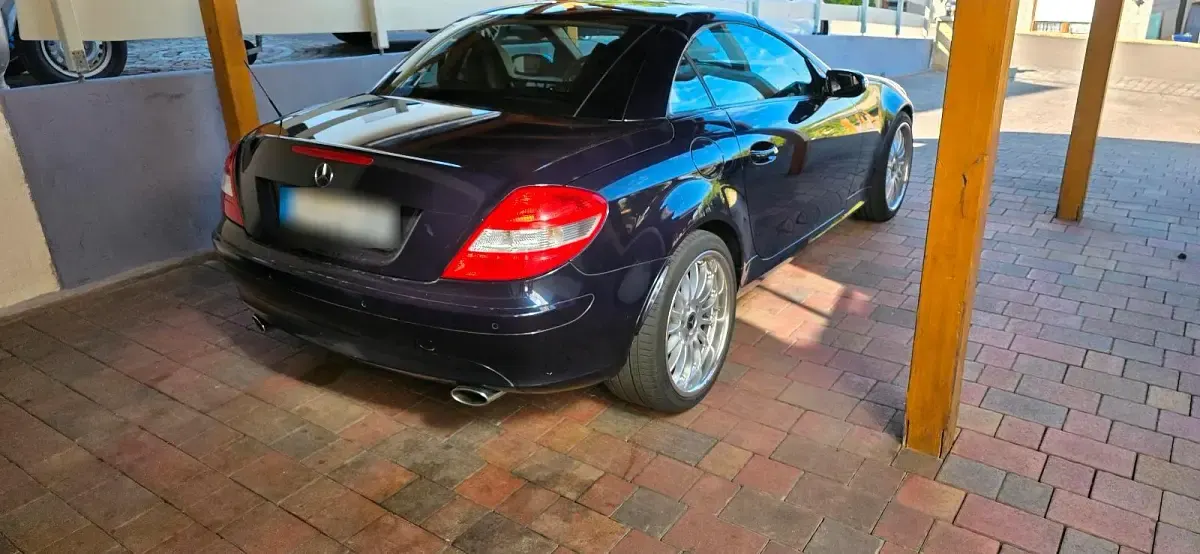 Gebraucht Mercedes SLK350 272 PS (200 kW) 2005 Blau Cabrio