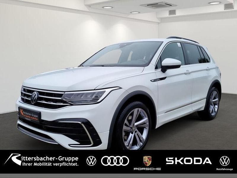 (pure white) Gebraucht 2023 VW Tiguan R-line SUV | 36.680 € (Fairer Preis) - Bild 1/4