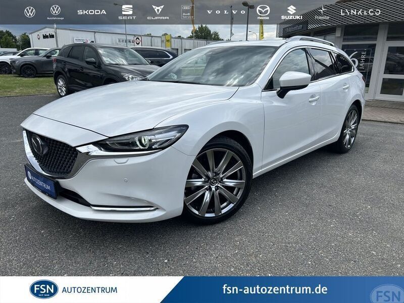 Weiß Gebraucht 2024 Mazda 6 Takumi-Line Limousine | 32.990 € (Fairer Preis) - Bild 1/4