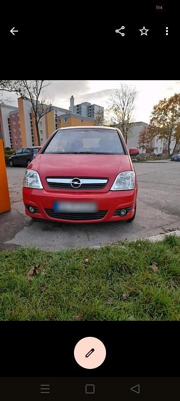 Rot Gebraucht 2007 Opel Meriva Van / Kleinbus | 3.800 € - Bild 1/4
