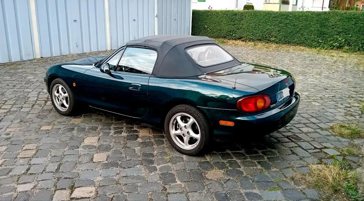 Gebraucht Mazda MX5 110 PS (80 kW) 2000 Grün Cabrio