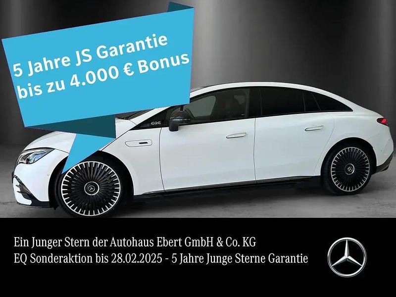 Manufaktur opalithweiß magno Gebraucht 2023 Mercedes EQE AMG 53 AMG Line Premium Plus Limousine | 77.770 € (Fairer Preis) - Bild 1/4