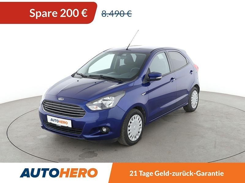 Blau Gebraucht 2017 Ford Ka Plus Cool & Sound Edition Kleinwagen | 8.290 € (Fairer Preis) - Bild 1/3
