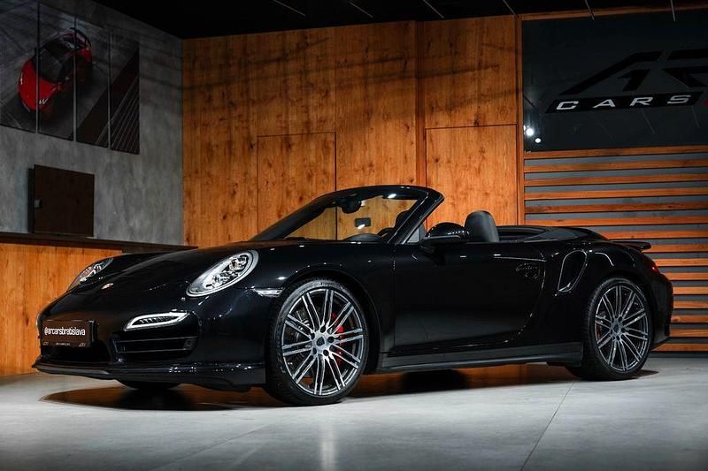 Schwarz Gebraucht 2014 Porsche 911 Turbo Cabriolet Chrono Cabrio | 147.600 € - Bild 1/4
