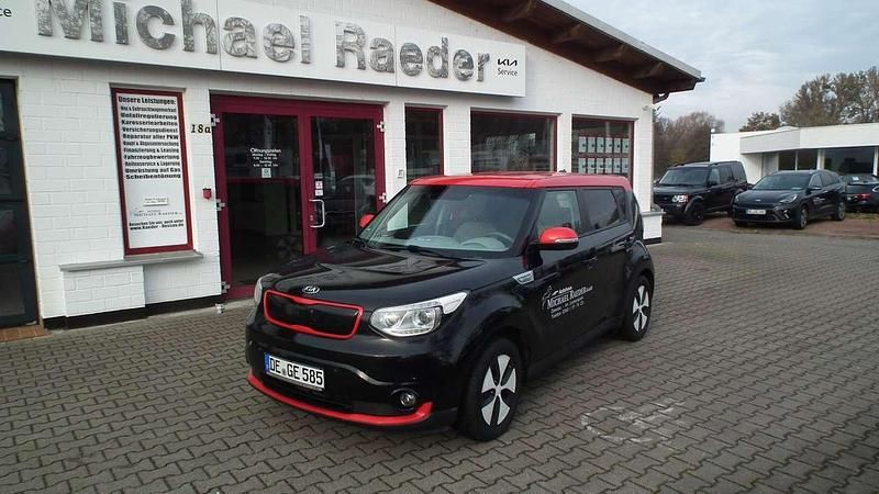 (abr) cassisschwarz (dach:rot) Gebraucht 2016 Kia Soul EV SUV | 16.666 € - Bild 1/4
