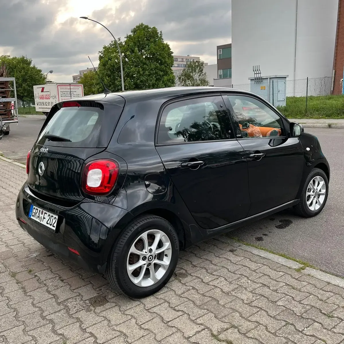 Usata Smart ForFour Passion 71 CV (52 kW) 2015 Nero Utilitaria