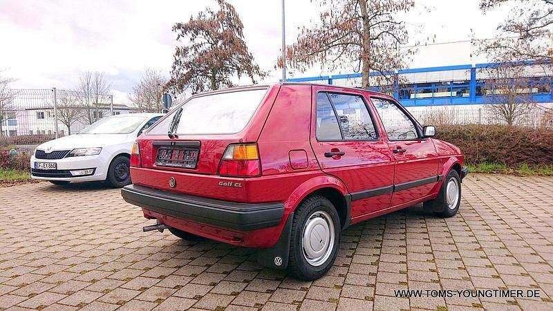 Gebraucht VW Golf II 69 PS (50 kW) 1990 Rot Kleinwagen