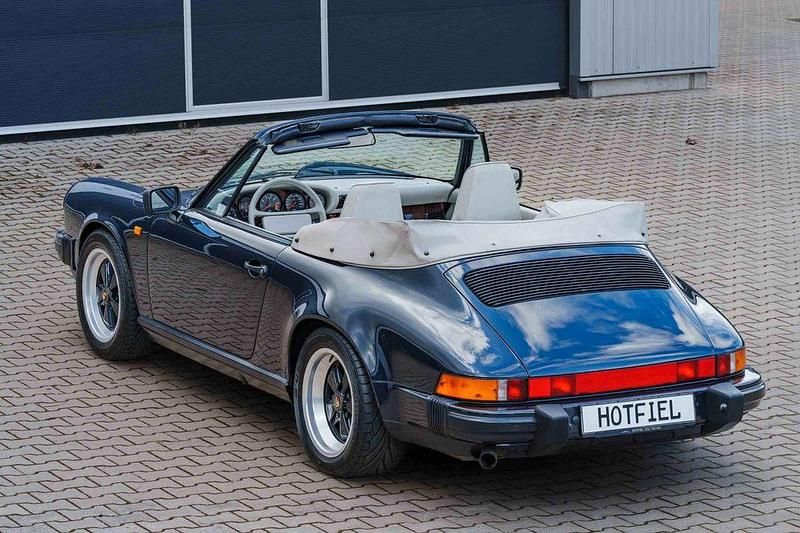 Gebraucht Porsche 911 218 PS (160 kW) 1989 Blau Cabrio