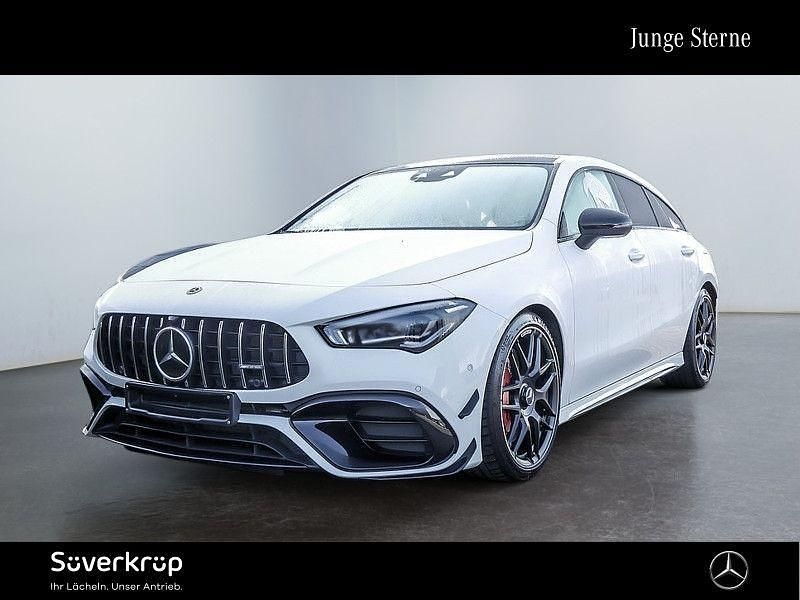 Weiß unilack polarweiß Gebraucht 2022 Mercedes CLA45 AMG AMG Kombi | 43.870 € (Fairer Preis) - Bild 1/2