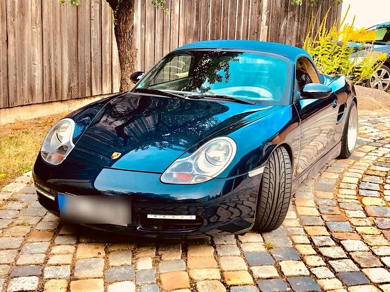 Blau Gebraucht 1998 Porsche Boxster Cabrio | 21.000 € (Teuer) - Bild 1/4