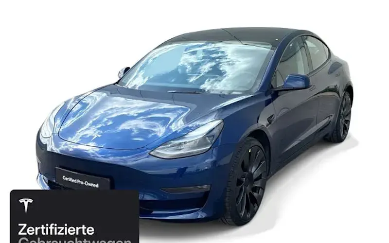Brugt Tesla Model 3 Performance 377 kW (513 HK) 2023 Blå Sedan