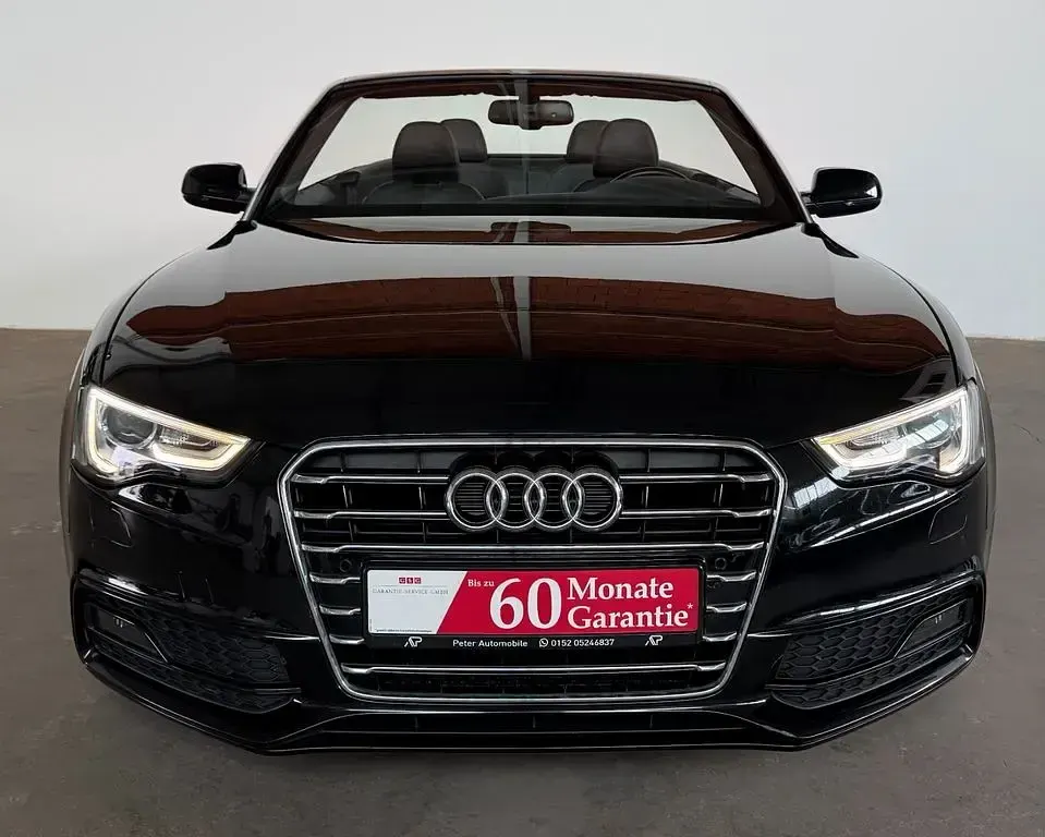 Gebraucht Audi A5 Cabriolet S-Line 190 PS (139 kW) 2016 Schwarz Cabrio