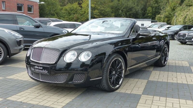 Schwarz uni Gebraucht 2010 Bentley Continental GT Convertible Cabrio | 74.990 € - Bild 1/4
