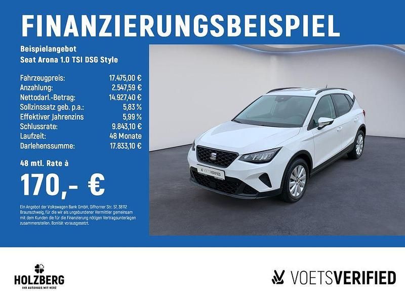 Second-hand Seat Arona Style 110 CP (80 kW) 2022 Alb SUV