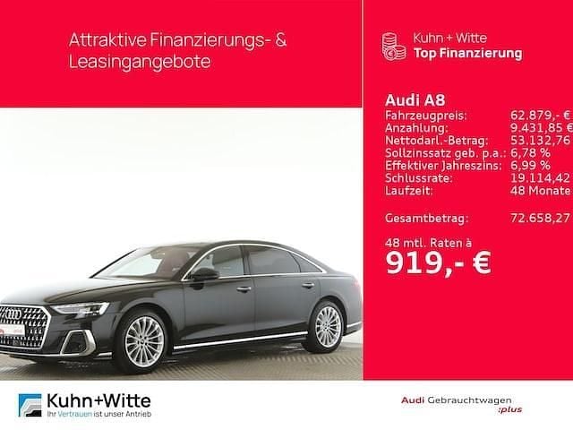 Gebraucht Audi A8L Ambiente 286 PS (210 kW) 2024 Mythosschwarz metallic Limousine