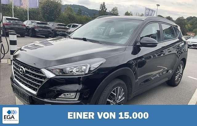 Schwarz metallic Gebraucht 2019 Hyundai Tucson Trend SUV | 21.580 € (Fairer Preis) - Bild 1/4