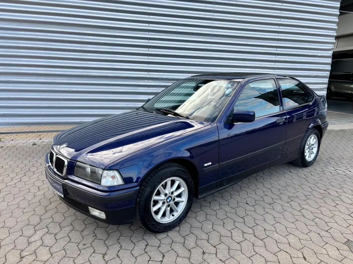 Gebraucht BMW 316 Compact Shadowline 102 PS (75 kW) 1998 Blau Kleinwagen