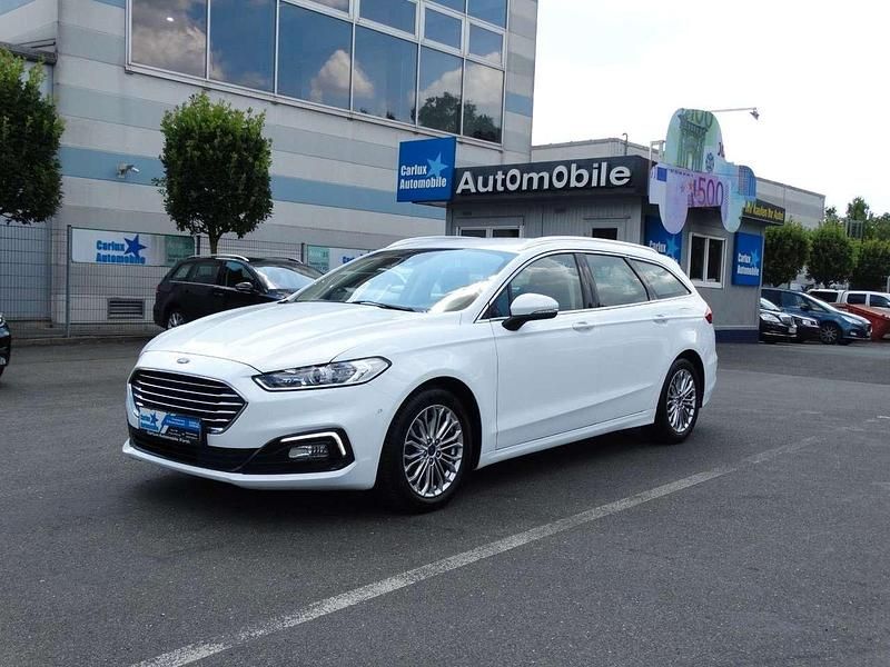 Frostweiß Gebraucht 2021 Ford Mondeo Titanium Kombi | 14.380 € (Guter Preis) - Bild 1/4