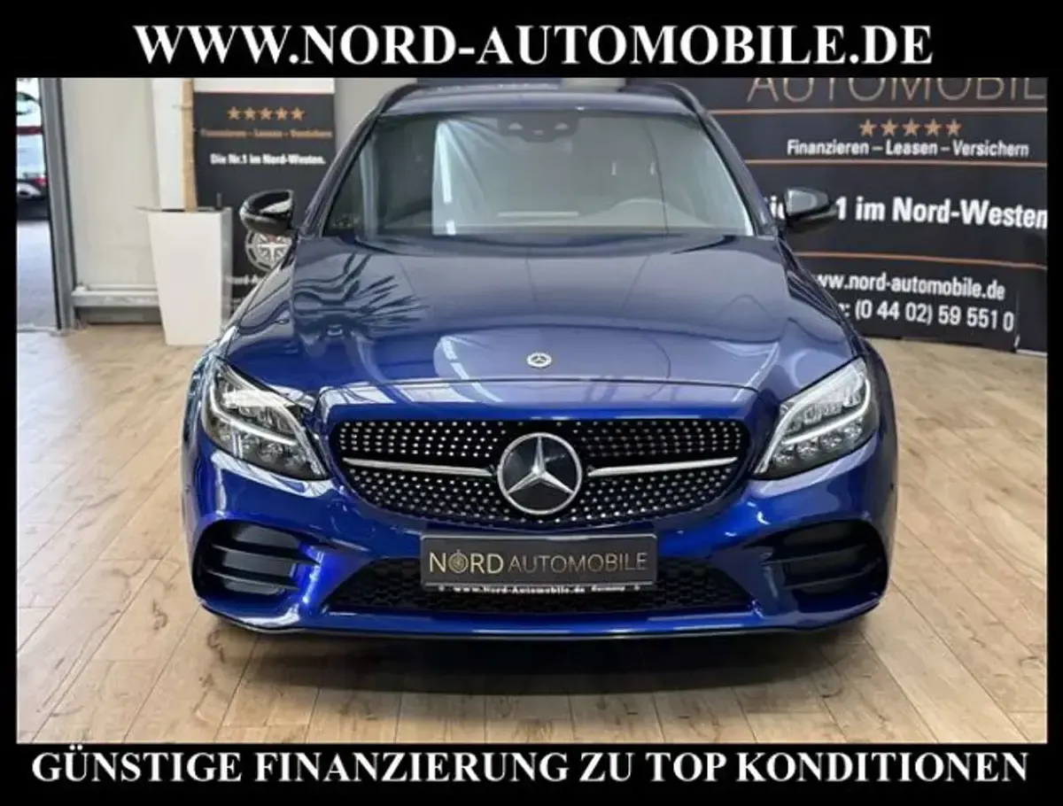 Gebraucht Mercedes C220 AMG 194 PS (142 kW) 2021 Blau Kombi