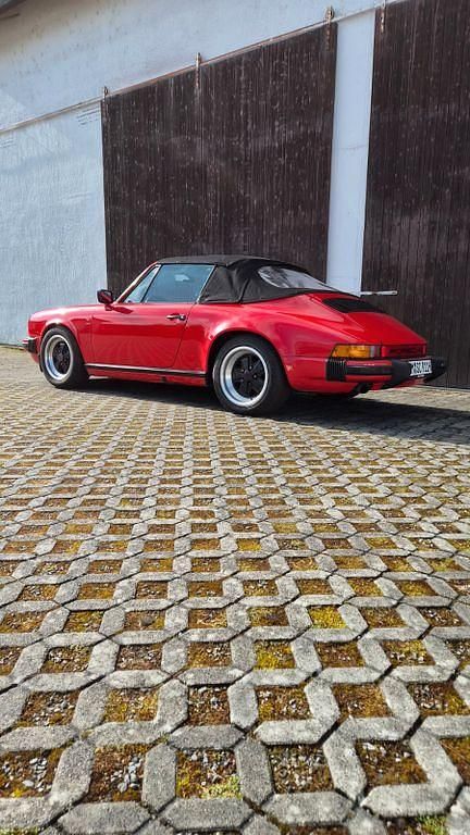 Gebraucht Porsche 911 Carrera Cabriolet 207 PS (152 kW) 1986 Rot Cabrio